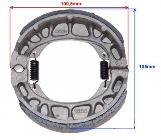 Brzdové čelisti skútr Keeway 2T 110x25mm
